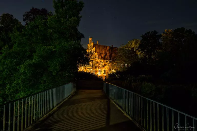 Bergedorfer Schloss bei Nacht