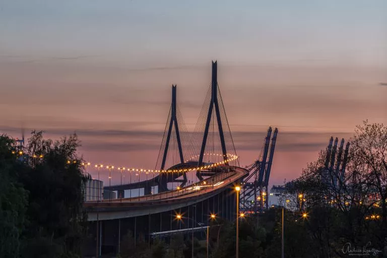 Kohlbrandbrücke im Abendlicht