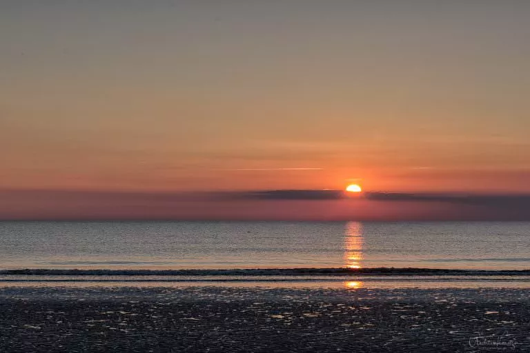 Sonnenuntergang an der Nordsee 0914 -II