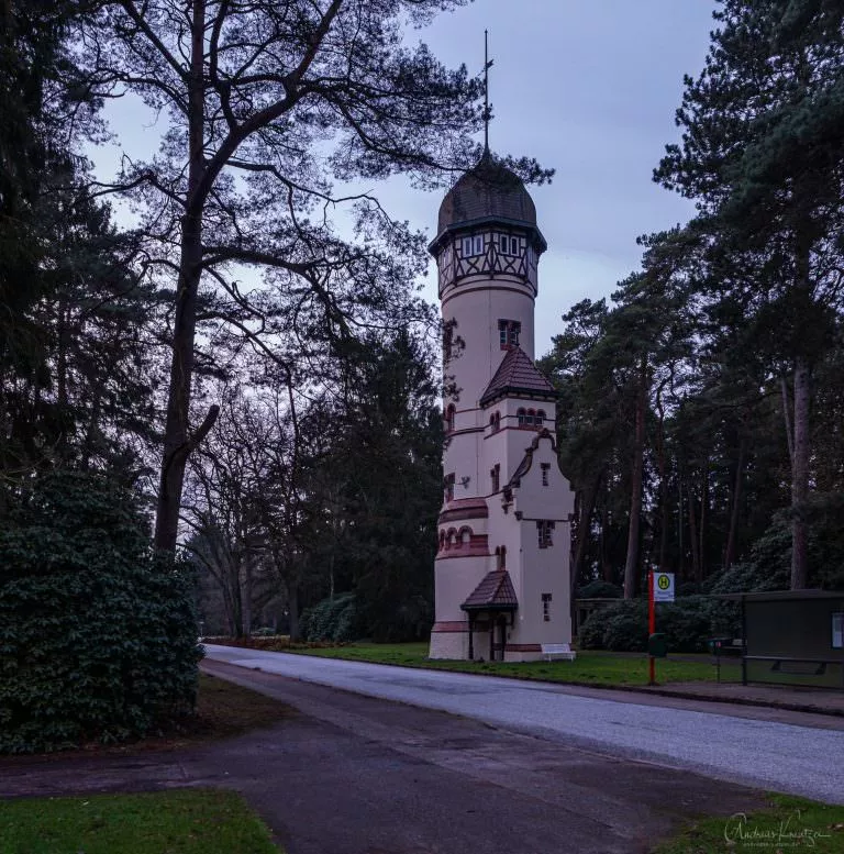 Wasserturm auf dem Ohlsdorfer Friedhof