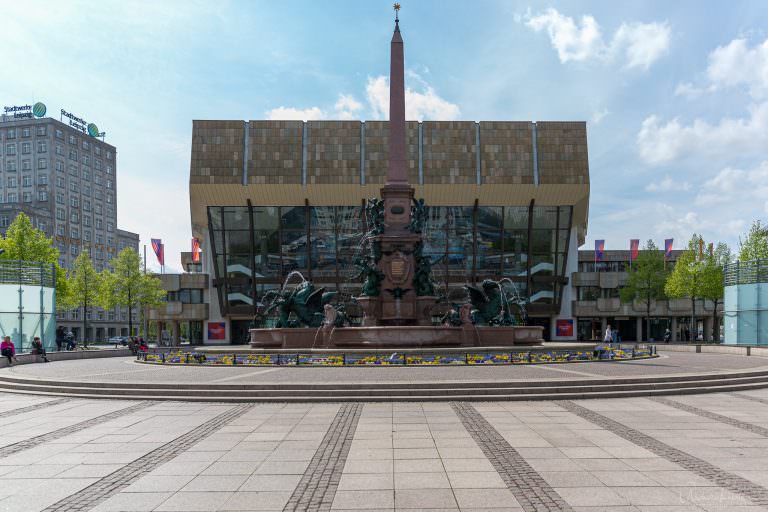 Mendebrunnen in Leipzig